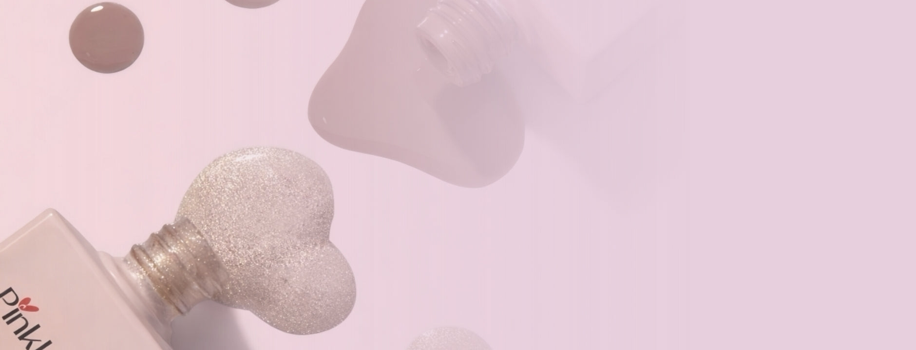 PinkLotta Nail Gel Polish-pink background