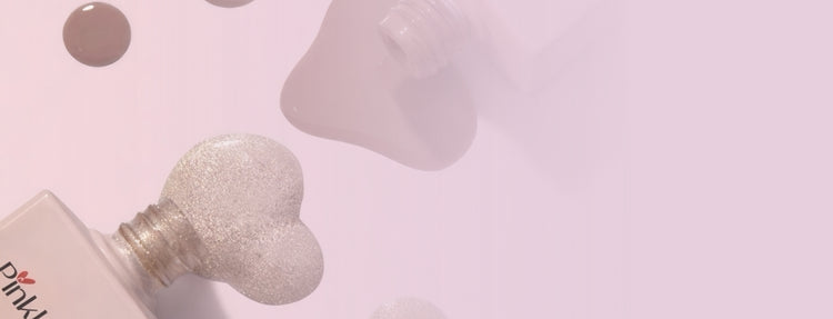 PinkLotta Nail Gel Polish-pink background